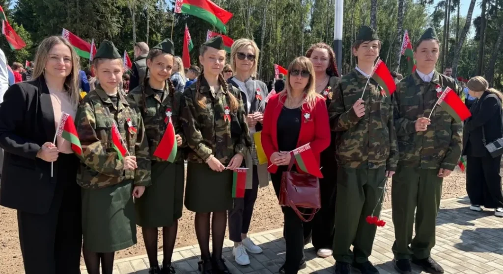 Памятный знак, посвященный жертвам геноцида белорусского народа