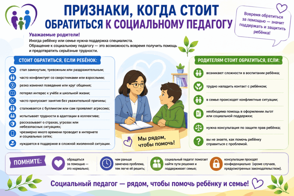 обращение к соц педу